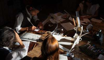 Card anteprima calligraphy